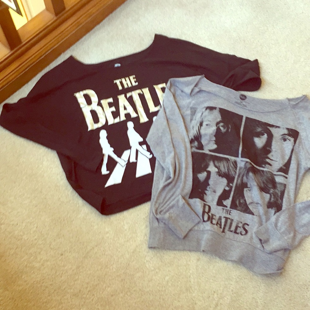 2 Beatles shirts